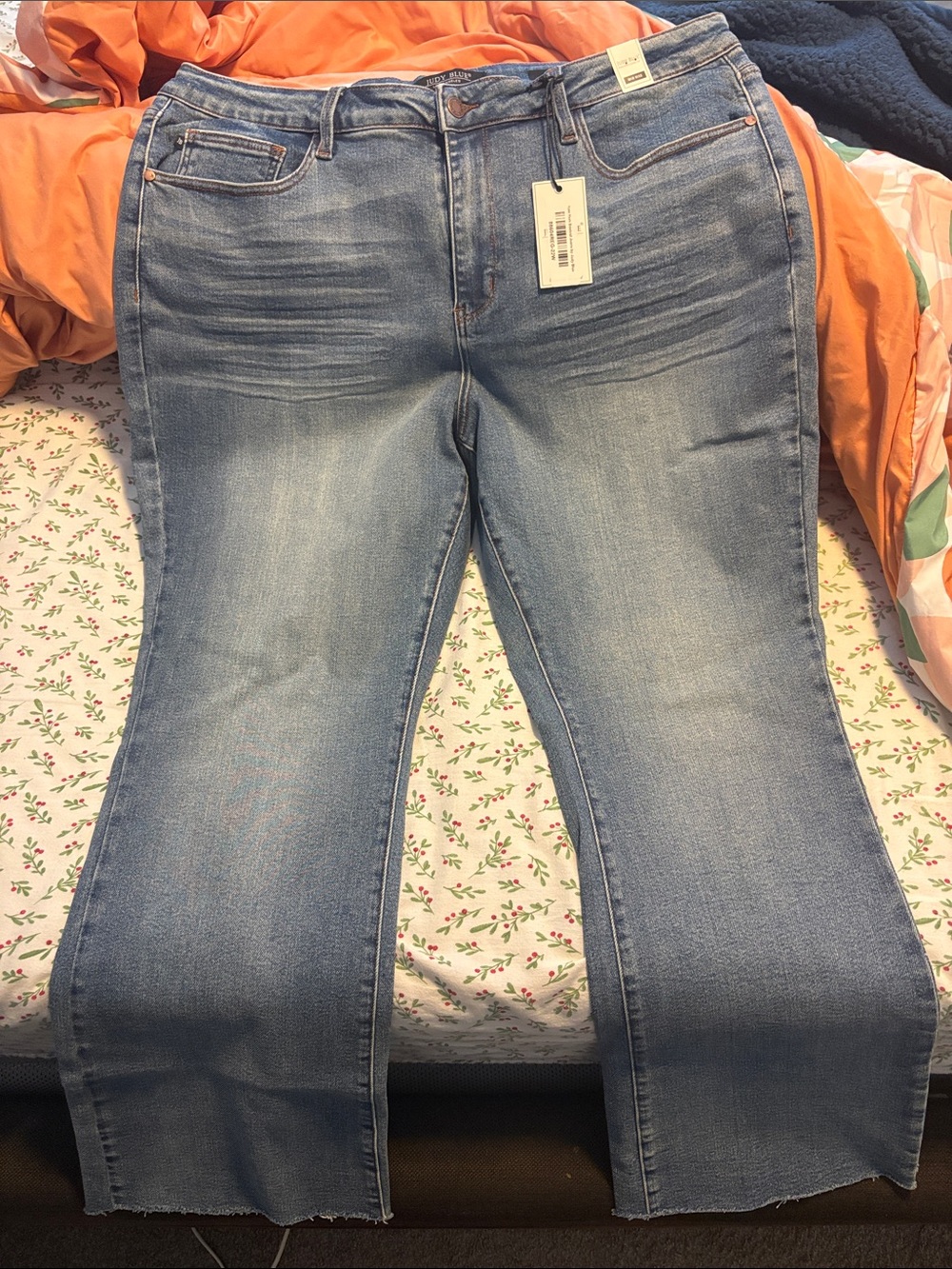 Judy Blue Light Blue Kick Flare Jeans